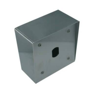 Boîtier saillie en acier inoxydable pour platine de rue Vandalcom BOIT/SAILLIE/VIGI - COMELIT