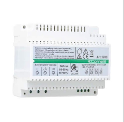 Alimentation à découpage pour kit vidéo système 2 fils Simplebus 1209 - COMELIT