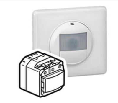 Détecteur de mouvement double technologie bouton-poussoir Céliane 067096 - LEGRAND
