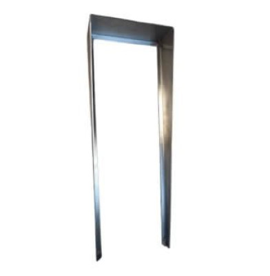 Visière inox pour les platines de rue, compatible à la gamme SÉRÉNITÉ 430x180mm 645215 - TONNA