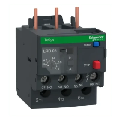 Relais de protection thermique TeSys LRD réglage 0,40A à 0,63A LRD04 - SCHNEIDER