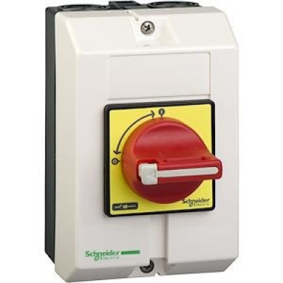 Interrupteur sectionneur d'arrêt d'urgence en coffret TeSys 25A VCF1GE - SCHNEIDER