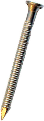 Pointe ancrage annelée zingué 50x4,0 mm boîte de 1 kg 770664 DIMOS