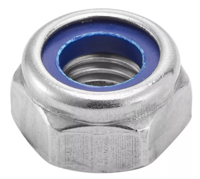 Ecrou héxagonal frein en Inox A2 DIN 985 Diamètre 16 mm A2 boîte de 50 ACTON