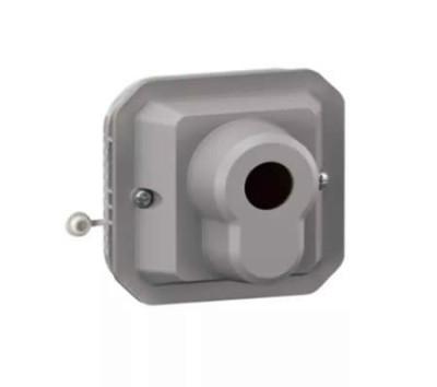 Interrupteur à clé européen avec barillet Plexo composable gris 069706L - LEGRAND