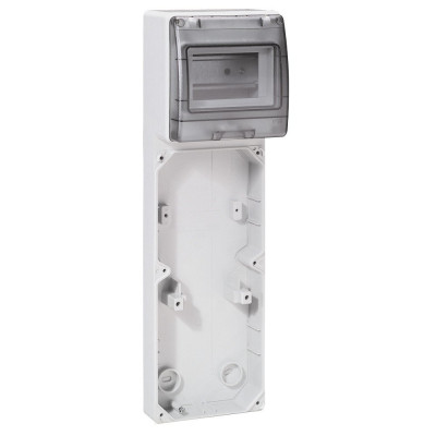 Embase saillie Hypra P17 de tableau avec rail DIN et fenêtre IP44 16A 57720 - LEGRAND