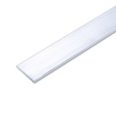 Plat 35.5x3 mm aluminium brut 2.5 m ALFER