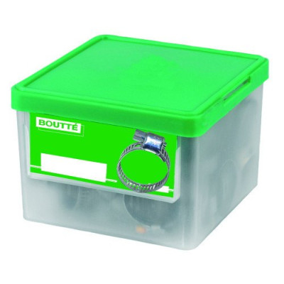 Colliers bande ajourée acier de serrage largeur 13 mm Ø 14/22 tuyau Ø15 - boîte de 25 BOUTTE