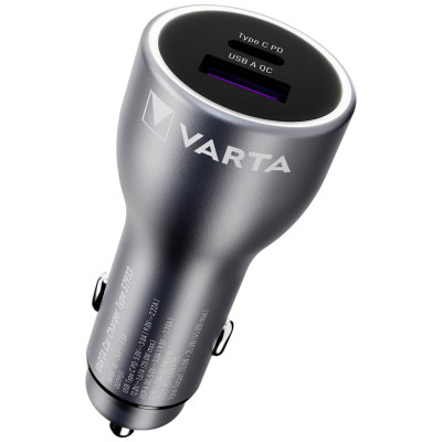 ADAPTATEUR ALLUME-CIGARE 12/24 V 2 PORTS USB VARTA