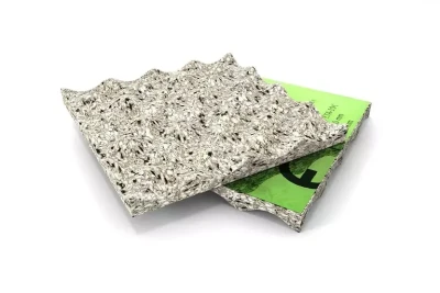 Sous-couche résiliente acoustique sous chape béton Regupol Sound 12 dalle 1200x1000x17mm - REGUPOL