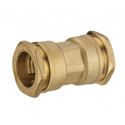 Manchon à compression laiton diamèetre 32 mm pour tube en polyéthylène - QUICK PLOMBERIE