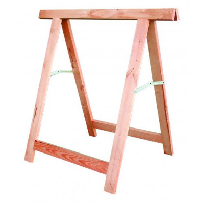 Tréteau bois dur artisan 80x80 cm OUTIFRANCE