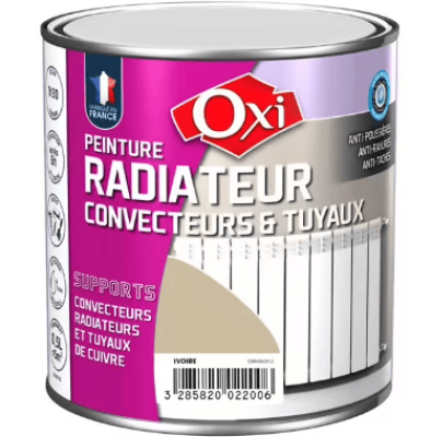 Peinture radiateur convecteurs et tuyaux ivoire 0.5 L OXI