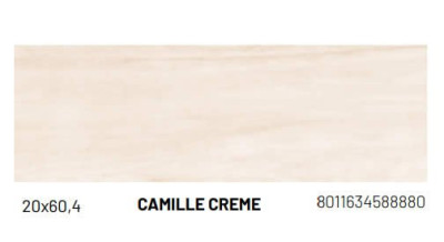 Carrelage Camille crème 20x60,4cm aspect naturel épaisseur 8,2mm - FRASSINORO
