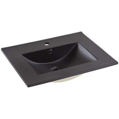 Plan vasque céramique blanc pour meuble Flora et Flavio largeur 60cm - 1248213 LAPEYRE