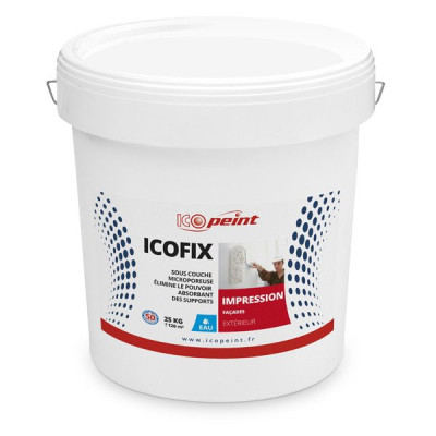 SOUS COUCHE FACADE 25 KG ICOFIX ICOPEINT
