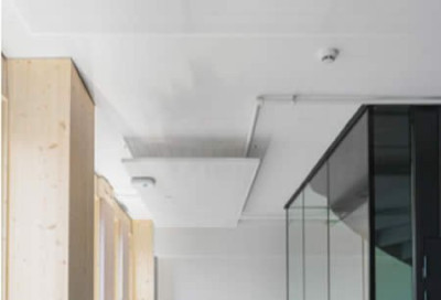 Dalle de plafond acoustique en laine de roche Blanka AS 40x600x600mm carton de 6 pièces - 306464 ROCKFON