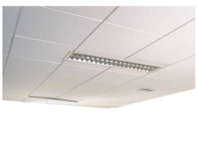 Dalle de plafond en laine de roche Artic bord E15S8 T15 dimensions 15x675x675mm (20 pcs) - 288094 ROCKFON