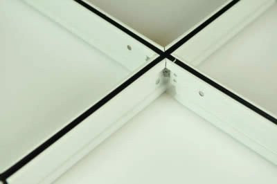 Entretoise d'ossature de plafond Silhouette Blanc/Noir XL 6mm longueur 0,60m BP872082BI - DONN