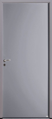 PORTE DE SERVICE ACIER PSP BLANC 200x800 CM GAUCHE POUSSANT ZILTEN