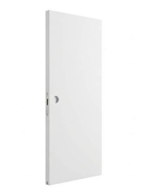 Porte alvéolaire prépeinte pour châssis galandage coulissant rainurée H204xL83cm 25406 - KEYOR