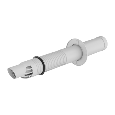 Kit N°1 Terminal horizontal Renofit condensation D60/100 mm UBBINK