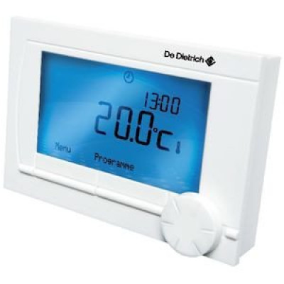 Thermostat d'ambiance modulant filaire avec estimation de comptage d'énergie 7609763 De Dietrich