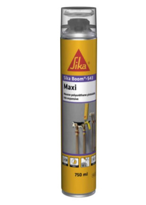 Mousse polyuréthane expansive pistolable Sika Boom-543 Maxi aérosol 750ml 692071 - SIKA