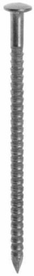 Pointe annelée tête plate bombée matière inox A2 2,5x60 mm barquette de 500 g NORAIL