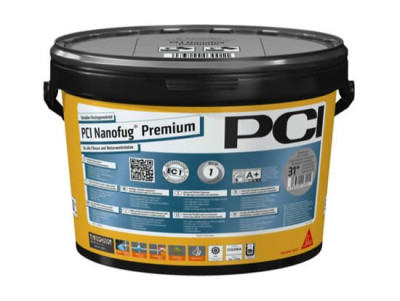 Mortier joint carrelage PCI Nanofug Premium n°20 blanc seau plastique de 5kg - SIKA