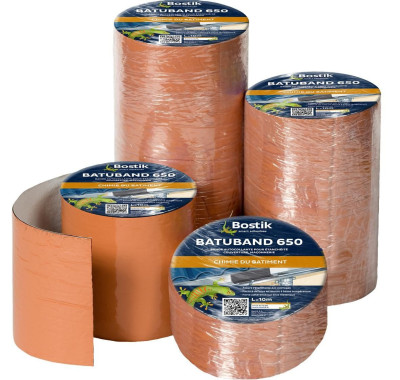 Batuband 650 orange largeur 15 cm rouleau de 10 m BOSTIK