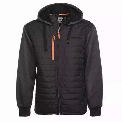 BLOUSON HYBRIDE YARI NOIR/GRIS CHINE TAILLE XXL BOSSEUR