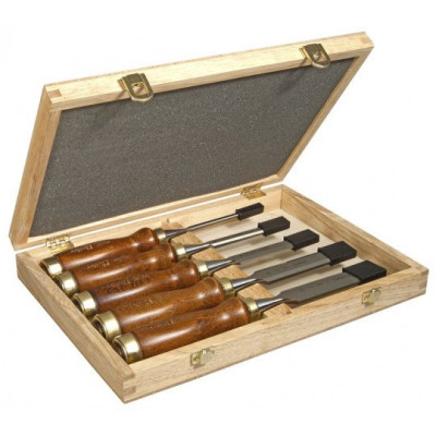 CISEAU A BOIS MANCHE BOIS - COFFRET DE 5 PIÈCES 2-16-217 STANLEY 