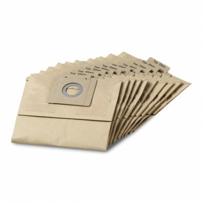10 sachets de filtre papier pour T12/1 Karcher