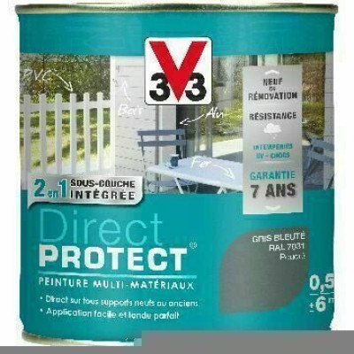 Peinture multi-materiaux DP Satin Garrigue Pot de 0.5 L V33