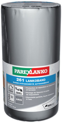 Bande d étanchéité 261 LANKOBAND GRIS 20 cm x 10 m PAREXLANKO