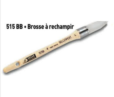 Brosse à rechampir Sellexpert fibres synthétiques manche bois brut taille 6 515BB-6 - OCAI