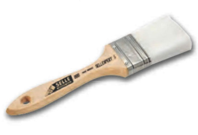 Brosse plate à vernir et lisser Sellexpert manche bois brut largeur 60mm 88BB-60 - OCAI