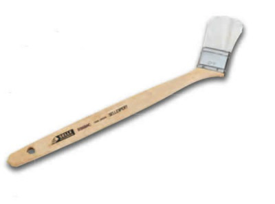 Brosse radiateur coudée sur chant Sellexpert manche bois brut largeur 40mm 89BBAC40 - OCAI
