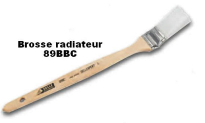 Brosse radiateur coudée Sellexpert manche bois brut largeur 30mm - 89BBC-30 - OCAI