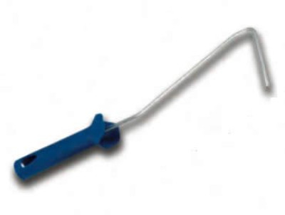 Monture longue patte de lapin pour mini-rouleau à clipser Ø6mm longueur 390mm 400839 - OCAI