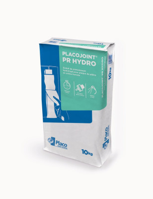 Enduit poudre hydrofugé Placojoint PR Hydro 10 kg PLACOPLATRE