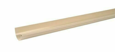 Gouttière demi-ronde de 16 longueur 4 mm PVC Sable LG16S  NICOLL