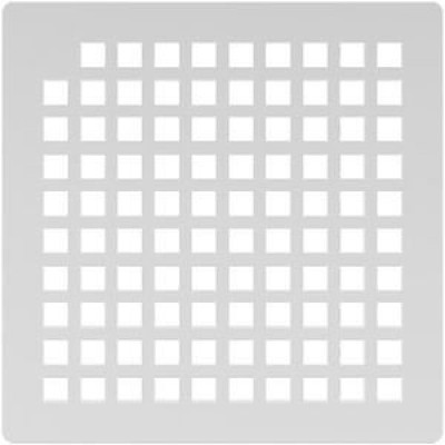 Grille inox pour siphon design carre 15x15 GSICAX15IC NICOLL