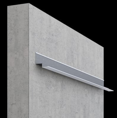 Cornière d'angle double redent MS14 blanc longueur 3,00m 20x20mm 00762908 - DONN