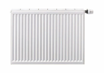 RADIATEUR PANNEAU HORIZONTAL HABILLE FACE PROFILEE STELRAD