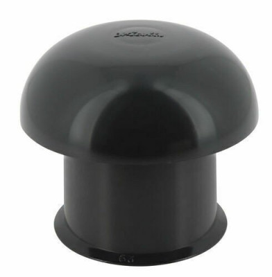 Chapeau de ventilation CC6 - PVC gris ardoise - Ø 63 mm NICOLL