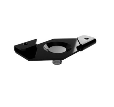 Clip suspension ossature T15 fileté M6 noir mat sachet de 8 CSP15M6G8 - IDFIL