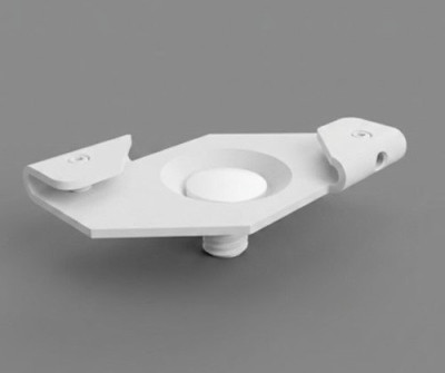 Clip suspension ossature T15 fileté M6 blanc mat sachet de 8 CSP15M6I8 - IDFIL