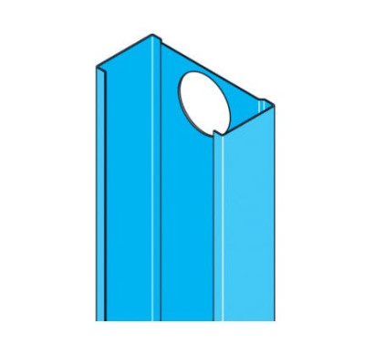 Montant métallique Hydrostil+ M70 protection Z275 longueur 2,99 m - H84702990 PLACO